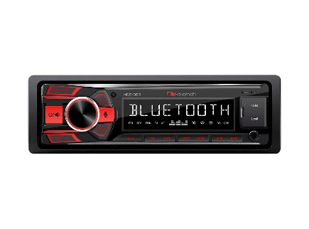 Автомагнитола Nakamichi NQ513BR 1 din , USB, AUX, ВТ, 4*50 Вт, красная подсветка NAKAMICHI купить 3 313 ₽