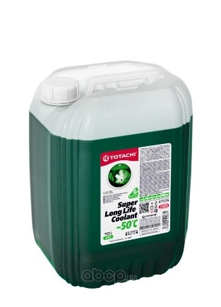 Антифриз TOTACHI Super LLC Green G11 готовый -50C зеленый 10 л 4589904520631 купить 2 146 ₽