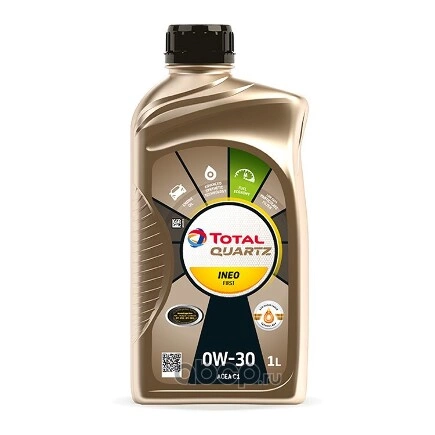 Масло моторное Total Quartz Ineo First 0W-30 синтетическое 1 л 221325 купить 1 373 ₽