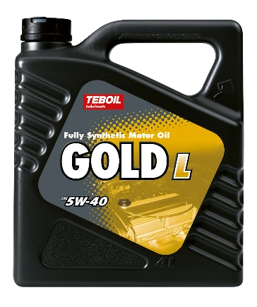 Масло моторное TEBOIL Gold L 5W-40 синтетическое 4 л купить 3 408 ₽