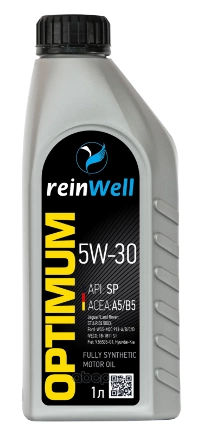 4942 ReinWell Моторное масло 5W-30 API SP, ACEA A5/B5 (1л) REINWELL купить 575 ₽