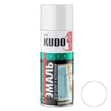 Эмаль для ванн белая 520vk KUDO купить 341 ₽