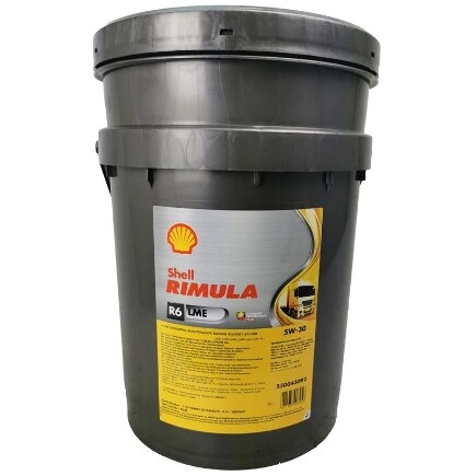 Масло моторное SHELL Rimula R6 LME 5W-30 синтетическое 20 л купить 16 969 ₽