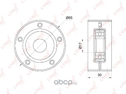 Ролик натяжного механизма приводной LYNXauto купить 1 214 ₽