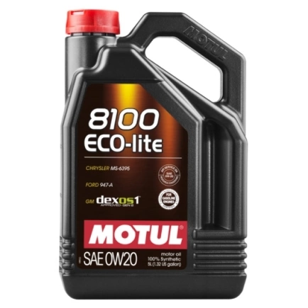 Масло моторное Motul 8100 Eco-Lite SP 0W-20 синтетическое 5 л купить 6 985 ₽