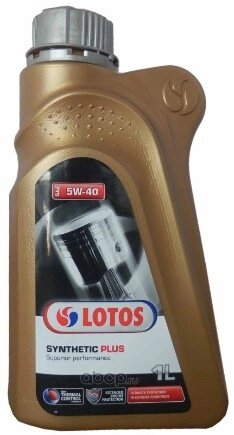 Масло моторное LOTOS 5W-40 синтетика 1 л купить 953 ₽