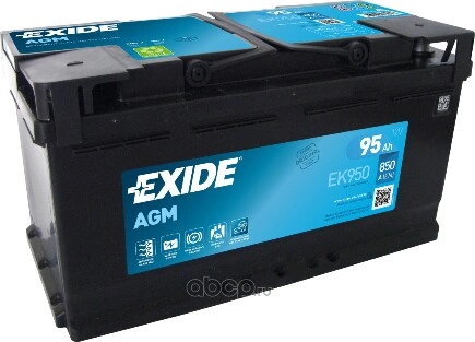 Аккумулятоpная батаpея EXIDE EK950 (1916 купить 36 299.33 ₽