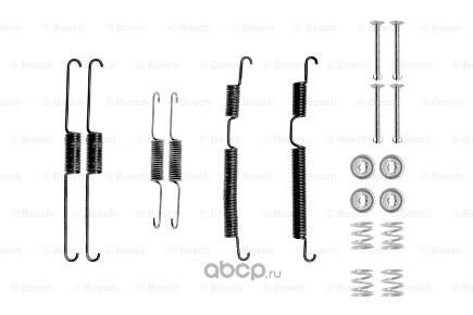 Ремкомплект барабанных колодок HYUNDAI Accent/Elantra/Matrix 01> BOSCH купить 922 ₽