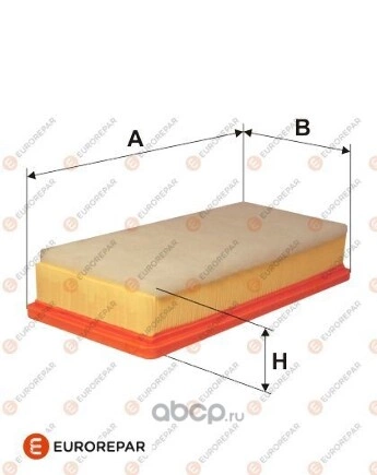 Фильтр воздушный JEEP GRAND CHEROKEE 91-05/NISSAN PATHFINDER 4.0 05- EUROREPAR купить 787 ₽