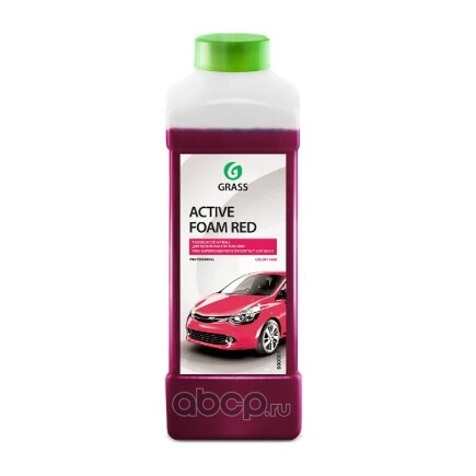 Автошампунь Active Foam Red для бесконтактной мойки 1л GRASS купить 409 ₽