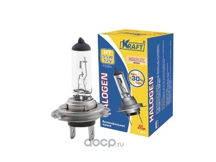 Лампа 12V H7 55W PX26d KRAFT 1 шт. картон купить 485 ₽